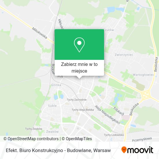 Mapa Efekt. Biuro Konstrukcyjno - Budowlane