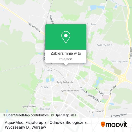 Mapa Aqua-Med. Fizjoterapia i Odnowa Biologiczna. Wyczesany D.