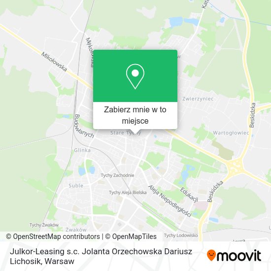 Mapa Julkor-Leasing s.c. Jolanta Orzechowska Dariusz Lichosik