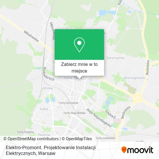 Mapa Elektro-Promont. Projektowanie Instalacji Elektrycznych