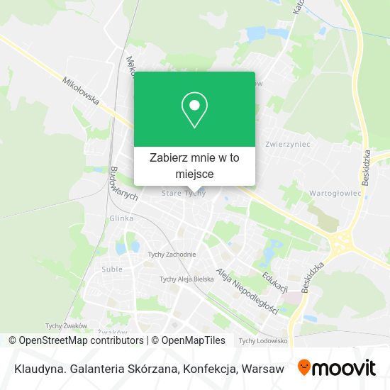 Mapa Klaudyna. Galanteria Skórzana, Konfekcja