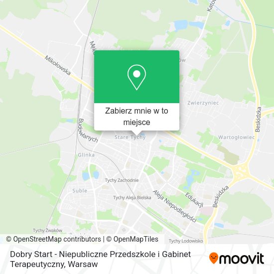 Mapa Dobry Start - Niepubliczne Przedszkole i Gabinet Terapeutyczny