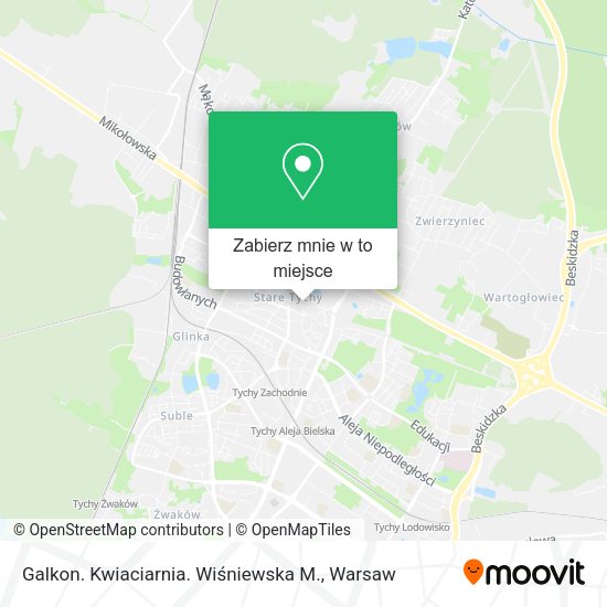 Mapa Galkon. Kwiaciarnia. Wiśniewska M.