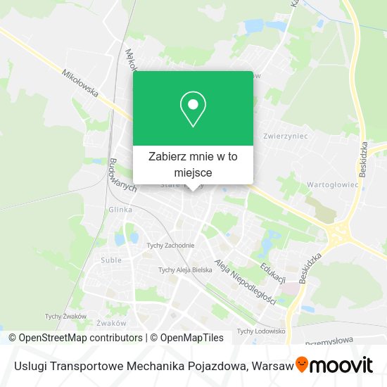 Mapa Uslugi Transportowe Mechanika Pojazdowa