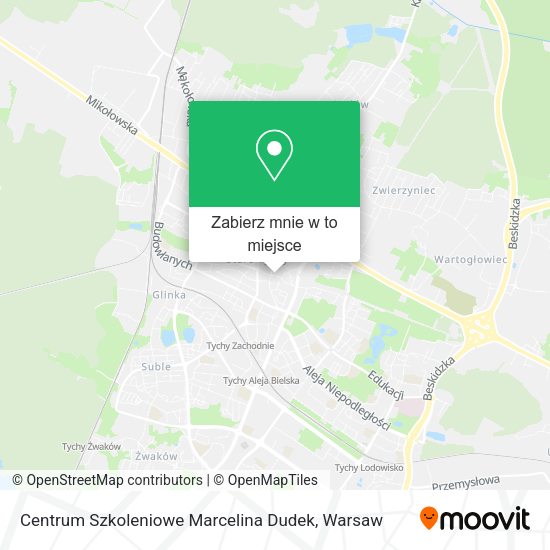 Mapa Centrum Szkoleniowe Marcelina Dudek