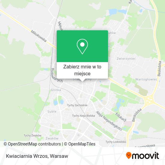 Mapa Kwiaciarnia Wrzos