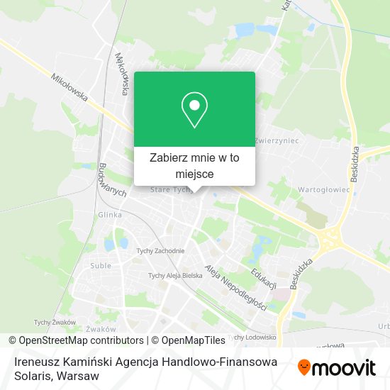 Mapa Ireneusz Kamiński Agencja Handlowo-Finansowa Solaris