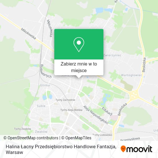 Mapa Halina Łacny Przedsiębiorstwo Handlowe Fantazja