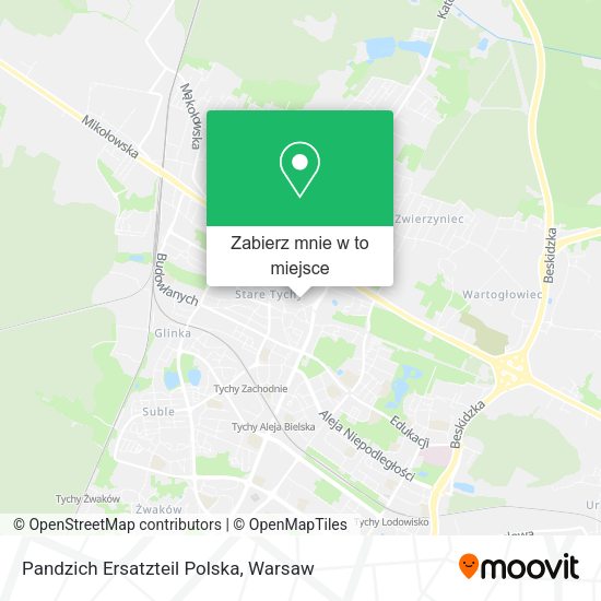 Mapa Pandzich Ersatzteil Polska