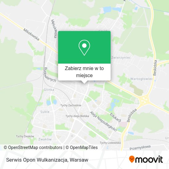 Mapa Serwis Opon Wulkanizacja