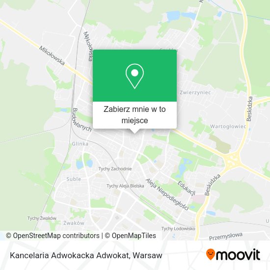 Mapa Kancelaria Adwokacka Adwokat