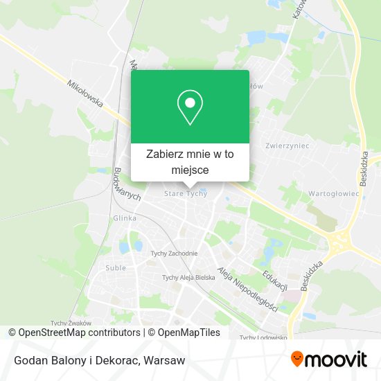 Mapa Godan Balony i Dekorac