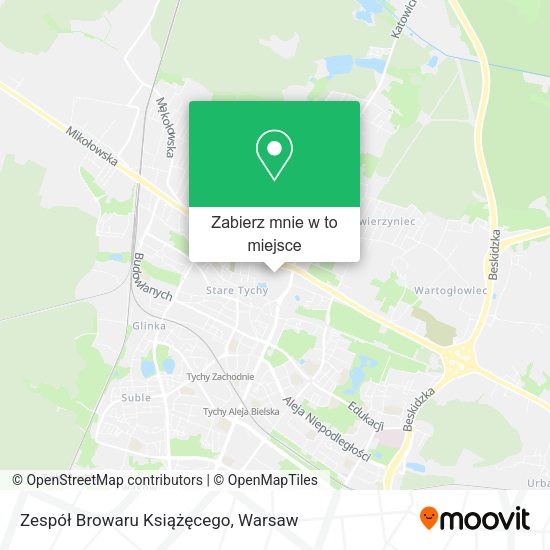 Mapa Zespół Browaru Książęcego