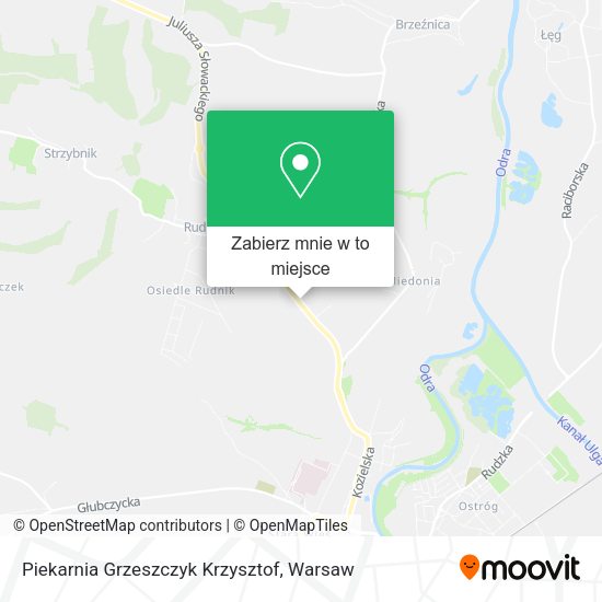 Mapa Piekarnia Grzeszczyk Krzysztof