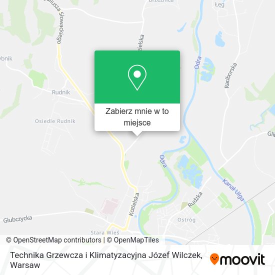 Mapa Technika Grzewcza i Klimatyzacyjna Józef Wilczek