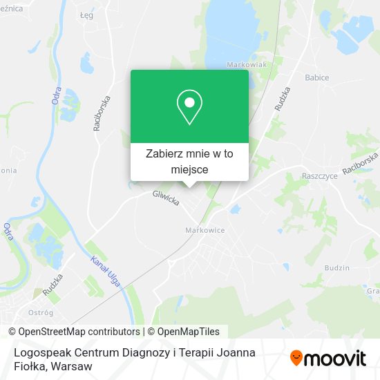 Mapa Logospeak Centrum Diagnozy i Terapii Joanna Fiołka