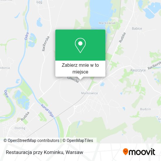 Mapa Restauracja przy Kominku