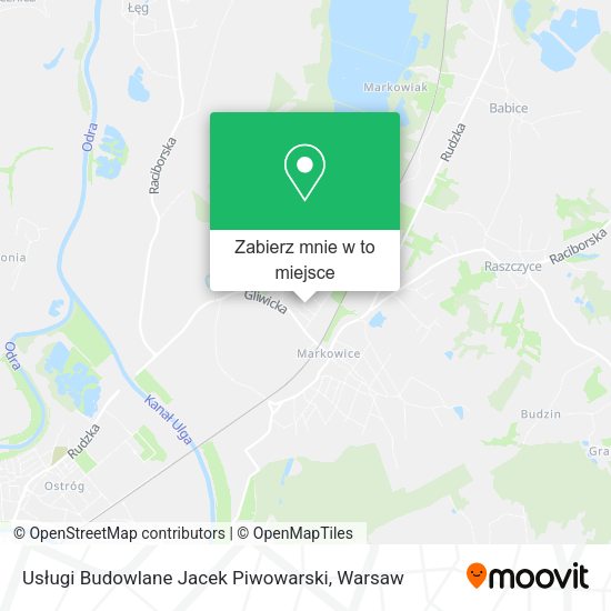 Mapa Usługi Budowlane Jacek Piwowarski