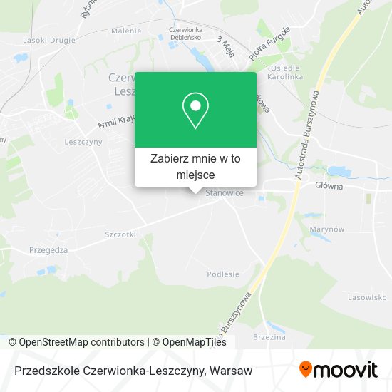 Mapa Przedszkole Czerwionka-Leszczyny