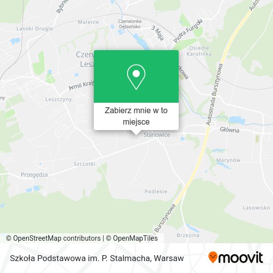 Mapa Szkoła Podstawowa im. P. Stalmacha