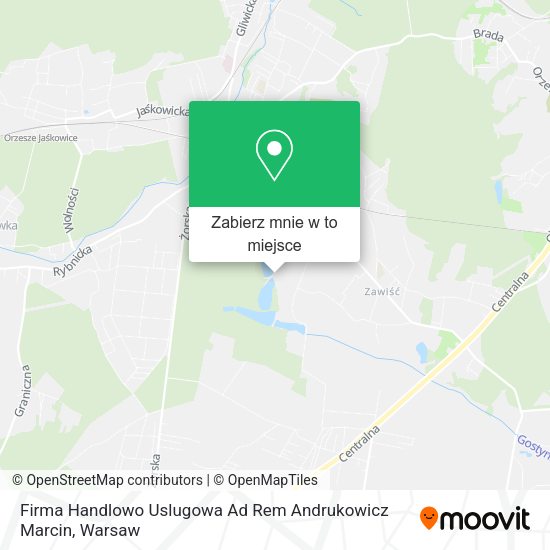 Mapa Firma Handlowo Uslugowa Ad Rem Andrukowicz Marcin