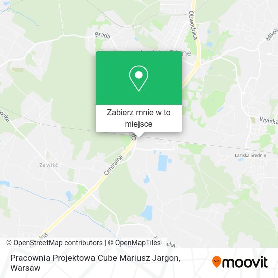 Mapa Pracownia Projektowa Cube Mariusz Jargon