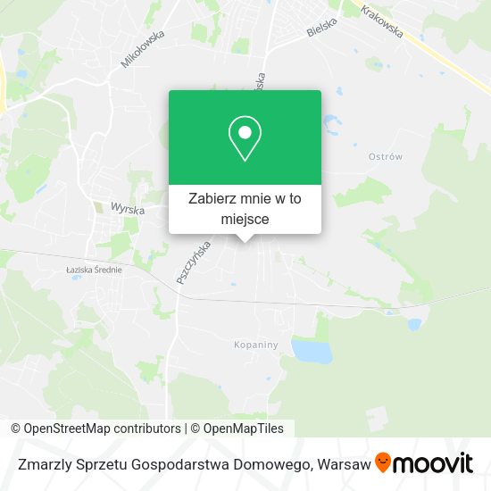 Mapa Zmarzly Sprzetu Gospodarstwa Domowego