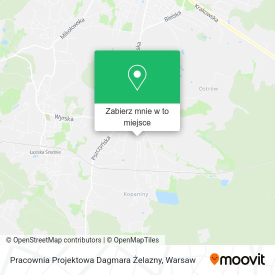 Mapa Pracownia Projektowa Dagmara Żelazny