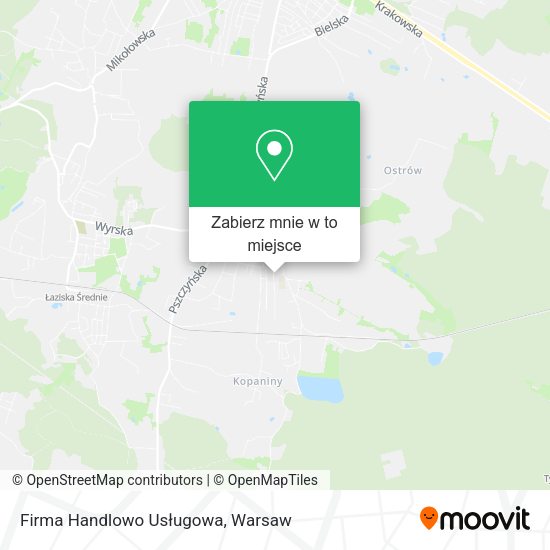 Mapa Firma Handlowo Usługowa