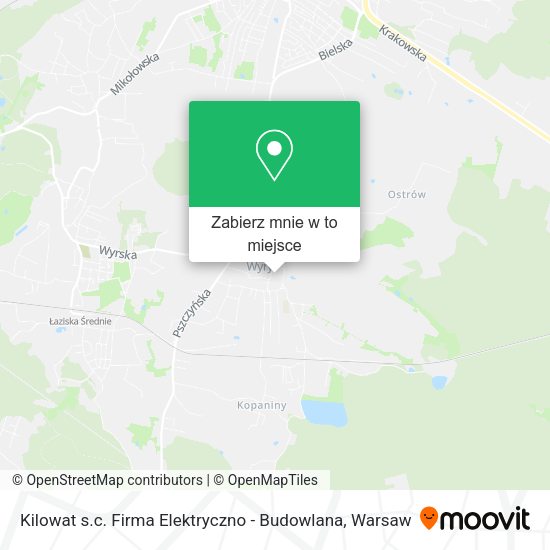 Mapa Kilowat s.c. Firma Elektryczno - Budowlana