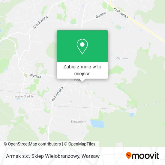 Mapa Armak s.c. Sklep Wielobranżowy