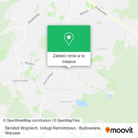 Mapa Skrobol Wojciech. Usługi Remontowo - Budowlane