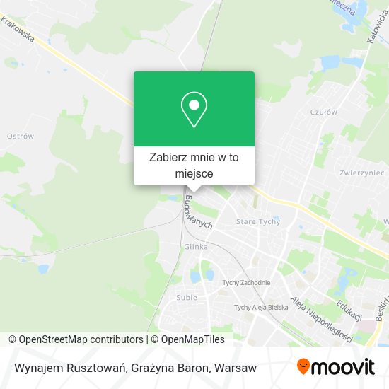 Mapa Wynajem Rusztowań, Grażyna Baron