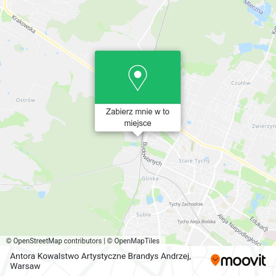 Mapa Antora Kowalstwo Artystyczne Brandys Andrzej