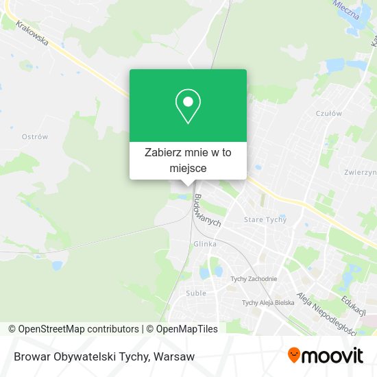 Mapa Browar Obywatelski Tychy