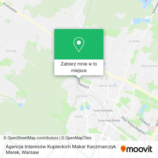 Mapa Agencja Interesów Kupieckich Makar Kaczmarczyk Marek