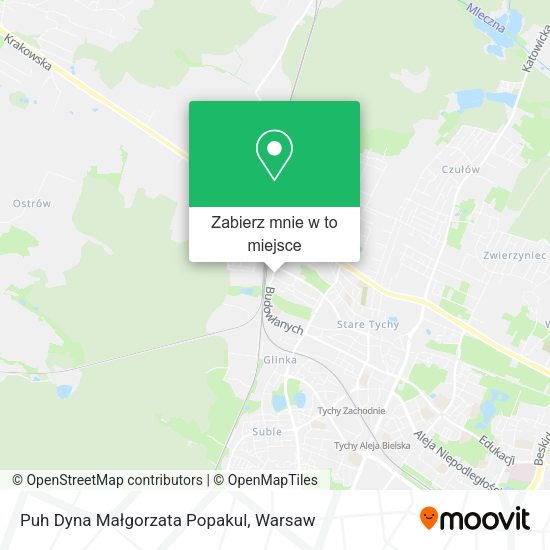 Mapa Puh Dyna Małgorzata Popakul