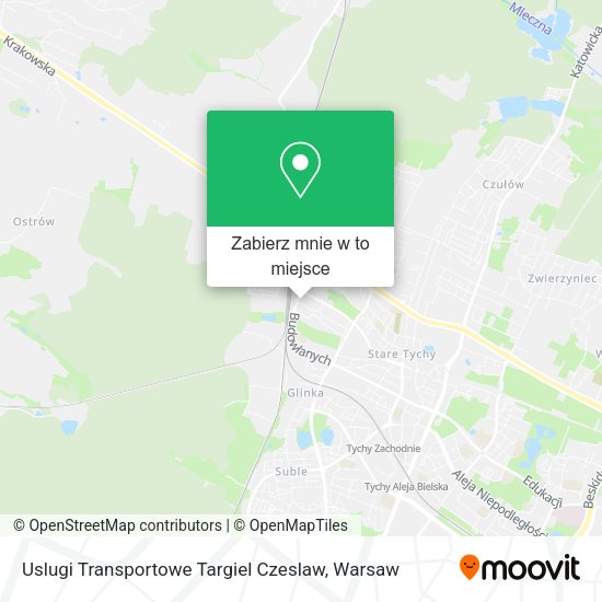 Mapa Uslugi Transportowe Targiel Czeslaw