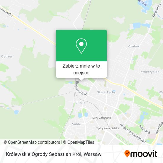 Mapa Królewskie Ogrody Sebastian Król