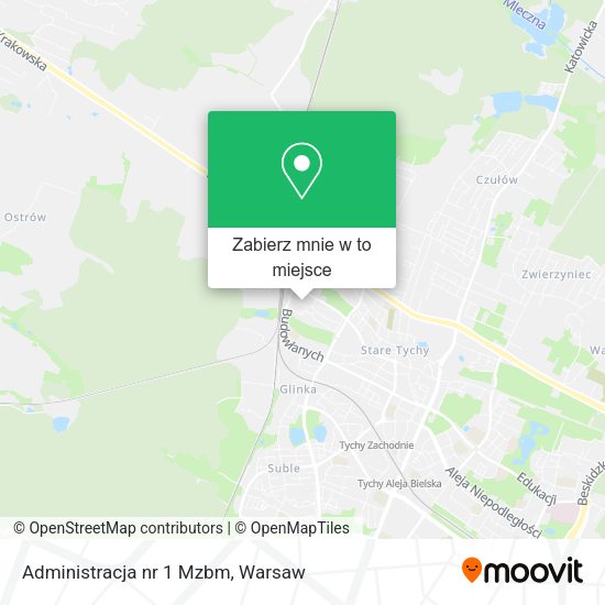 Mapa Administracja nr 1 Mzbm