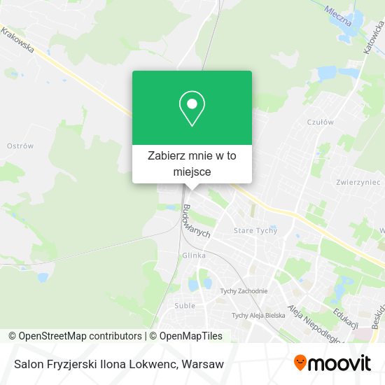 Mapa Salon Fryzjerski Ilona Lokwenc