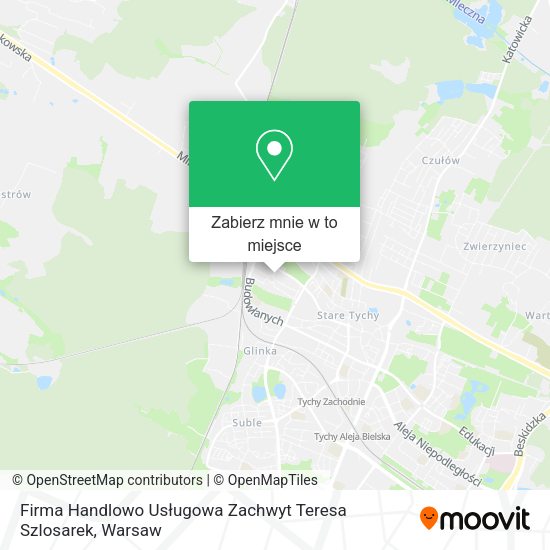 Mapa Firma Handlowo Usługowa Zachwyt Teresa Szlosarek