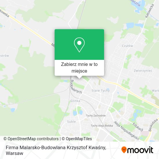 Mapa Firma Malarsko-Budowlana Krzysztof Kwaśny