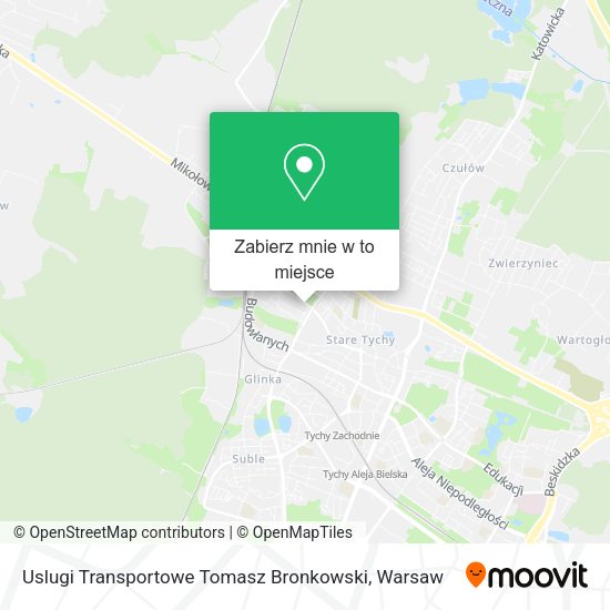 Mapa Uslugi Transportowe Tomasz Bronkowski