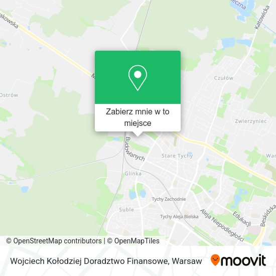 Mapa Wojciech Kołodziej Doradztwo Finansowe