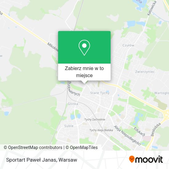 Mapa Sportart Paweł Janas