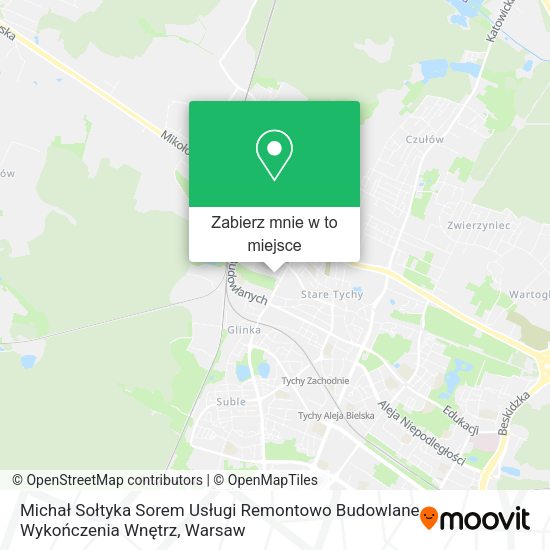 Mapa Michał Sołtyka Sorem Usługi Remontowo Budowlane Wykończenia Wnętrz