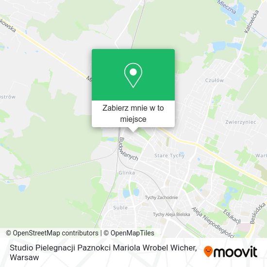 Mapa Studio Pielegnacji Paznokci Mariola Wrobel Wicher