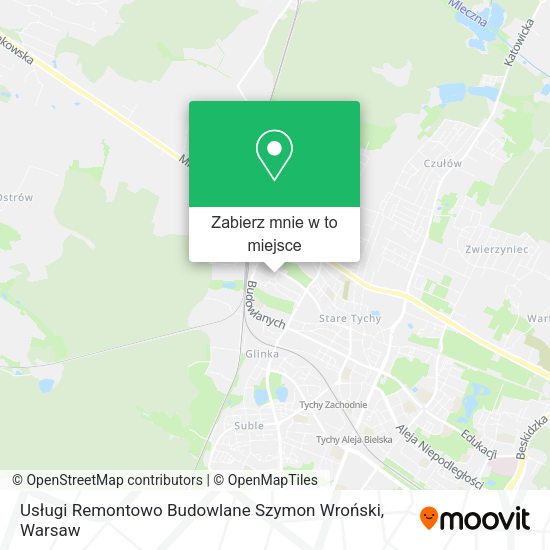 Mapa Usługi Remontowo Budowlane Szymon Wroński