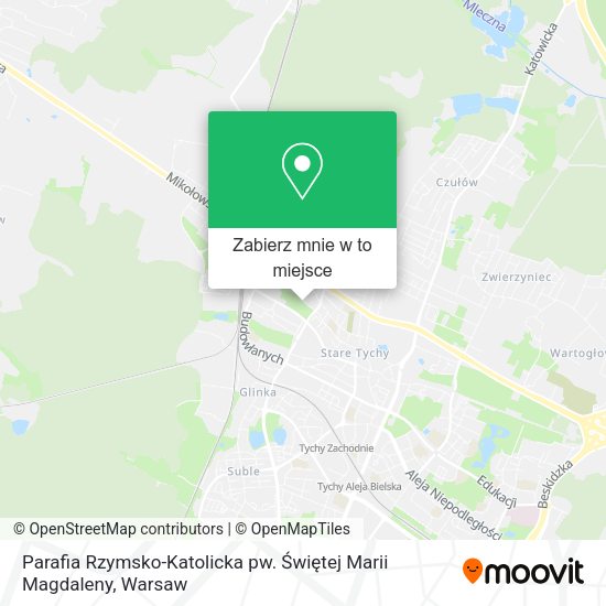 Mapa Parafia Rzymsko-Katolicka pw. Świętej Marii Magdaleny